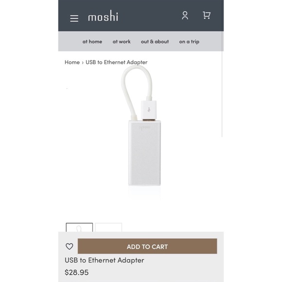 Moshi USB to Ethernet Adapter - Picture 7 of 10